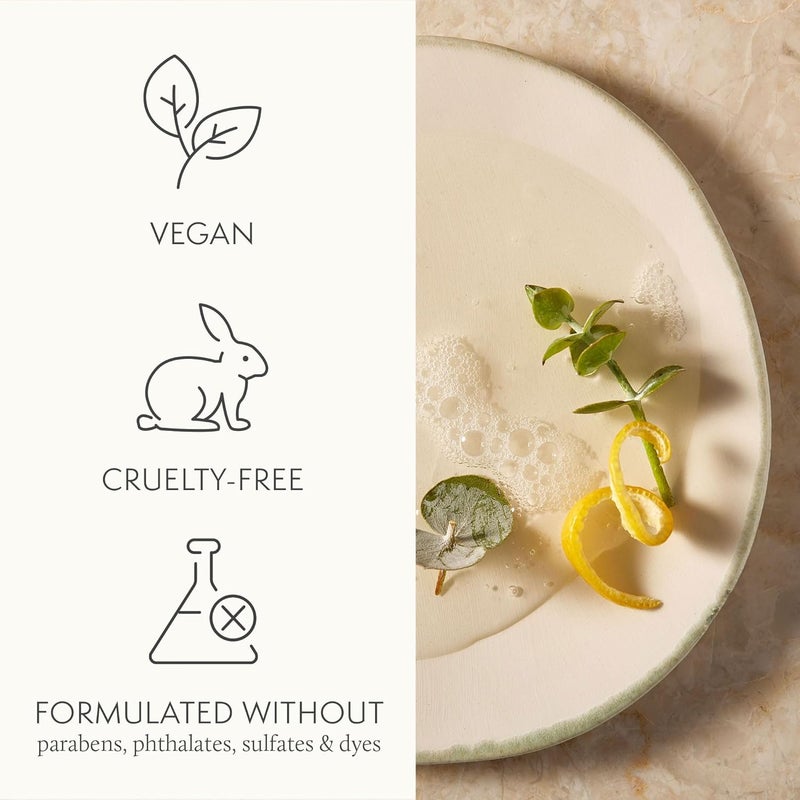 Thymes Nourishing Body Cleanser Large Moisturizing Body Wash with Pump Hydrating Cleanser Notes of Eucalyptus Oil Lemon Petitgrain Bergamot Lemongrass Lush Fir Eucalyptus 16 fl oz - Image 5