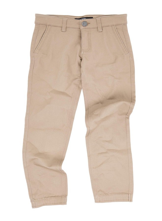 X RAY Jogger-Style Boys and Toddlers (2T-18) Stretchy Colored Jeans, Casual Pants for Kids with Tapered Leg, Khaki, 6 - Image 3