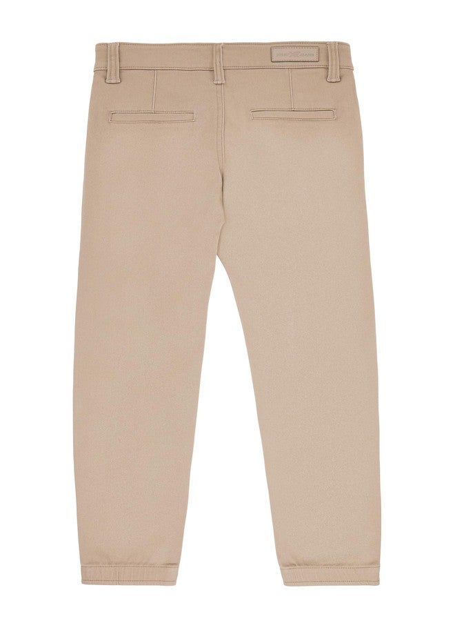 X RAY Jogger-Style Boys and Toddlers (2T-18) Stretchy Colored Jeans, Casual Pants for Kids with Tapered Leg, Khaki, 6 - Image 2