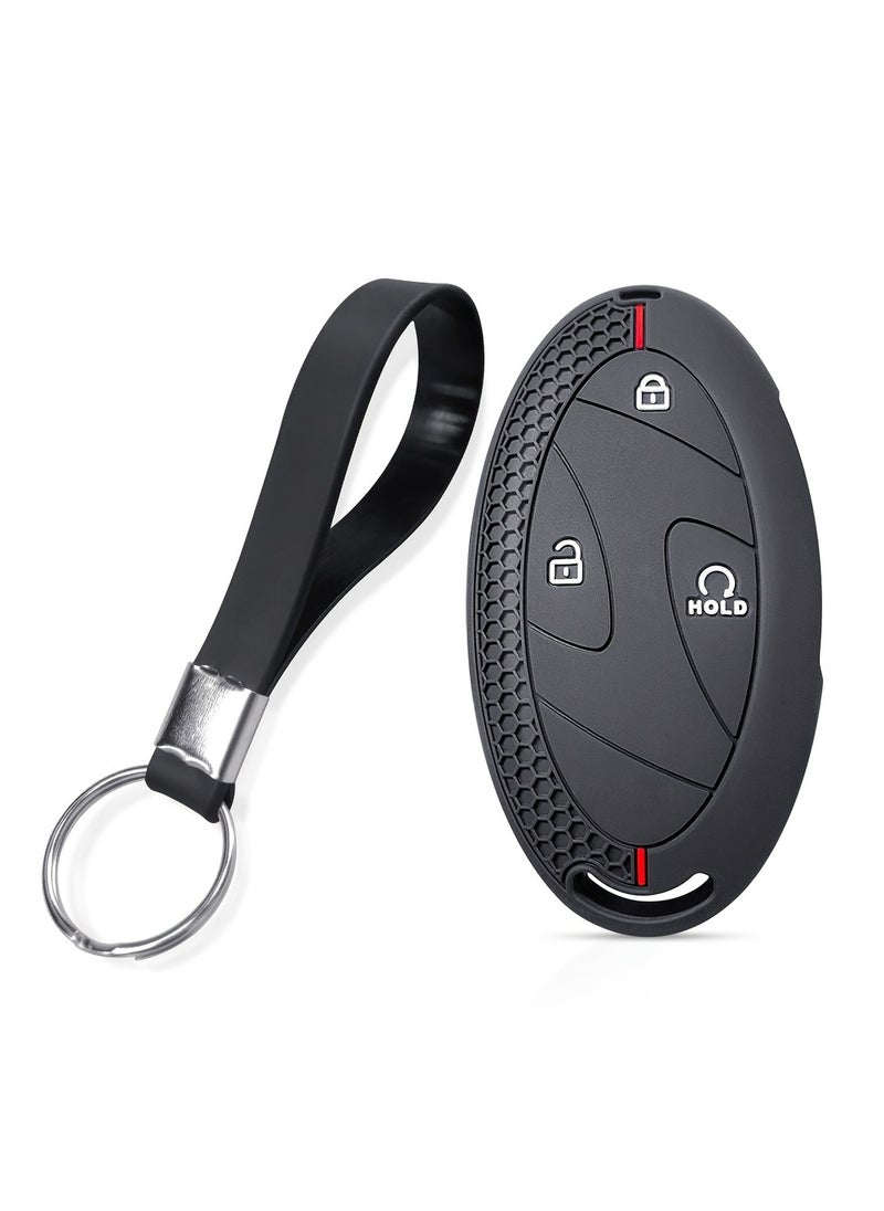 Service Zone - Silicone Car Remote Key Fob Case Cover Holder for Hyundai Santa Fe MX5, Tucson 2025, Ioniq 2021, Kona 2024 - Image 1
