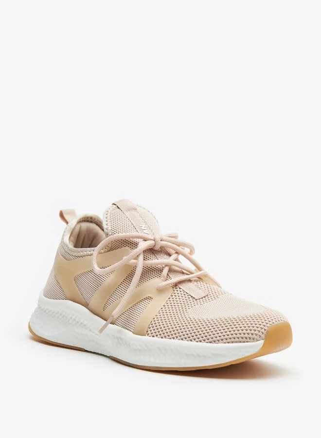Oaklan by Shoexpress Women Textured Running Shoes with Lace Closure