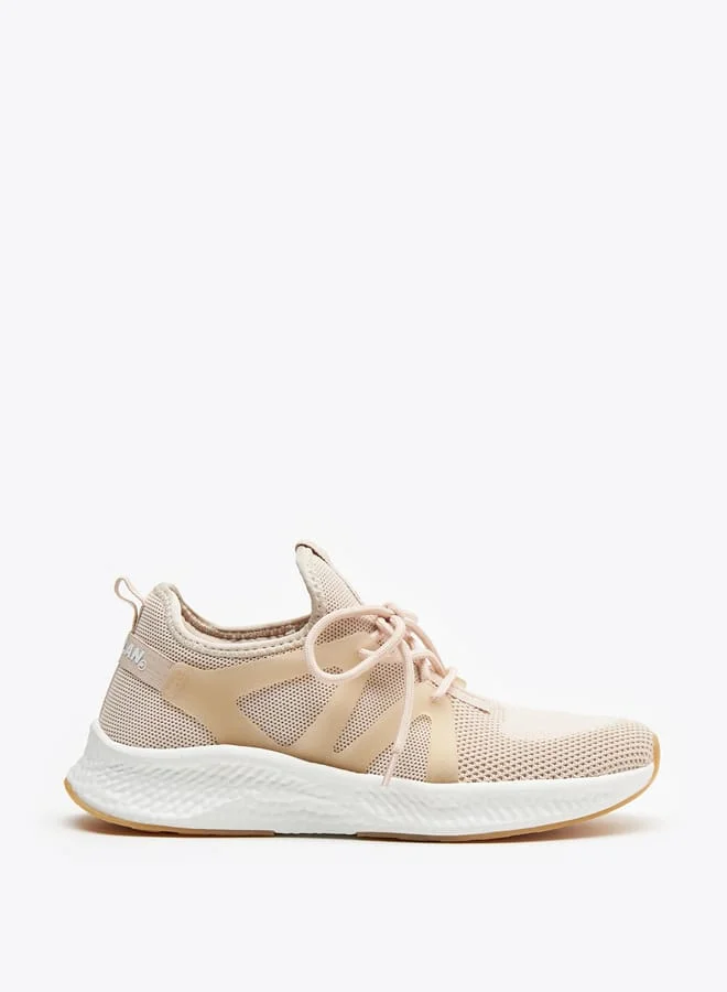 Oaklan by Shoexpress Women Textured Running Shoes with Lace Closure