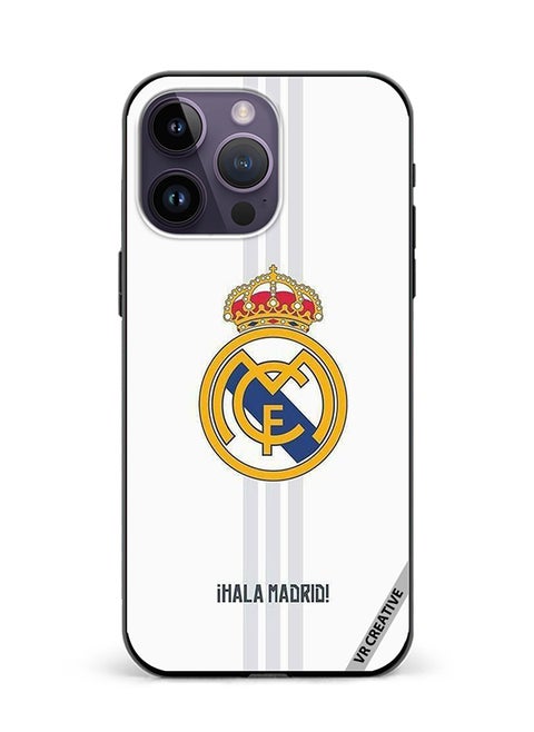 Protective Case Cover For Apple iPhone 15 Pro Madrid Design Multicolour
