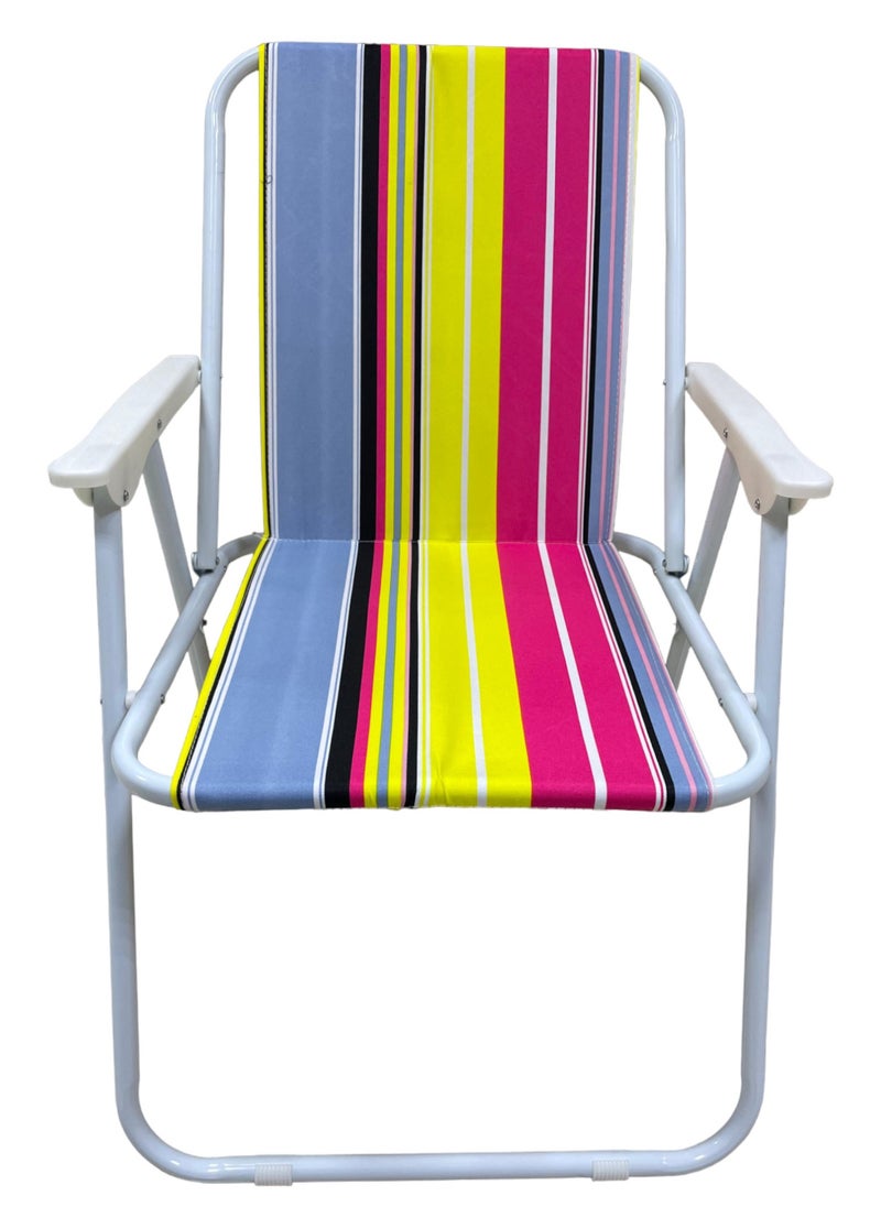 GO2CAMPS Foldable Camping Chair | Beach Chair (Pink) Foldable Chair | Garden Chair | Fishing Chair | Travel Chair | Trip Chair | Light Weight Picnic Chair And Festival Chair  - Image 2