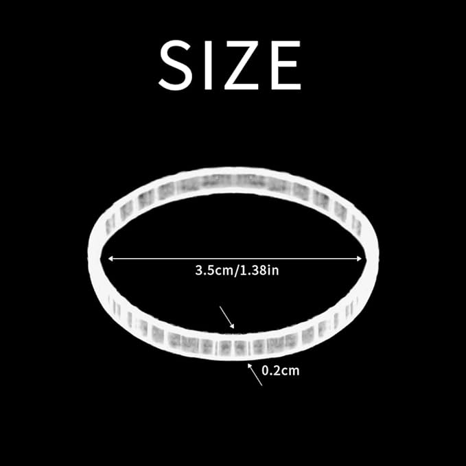 Dofash 250MM No Damage Small Elastic Hair Ties Rubber Bands for Womens Hair 200pcs Black