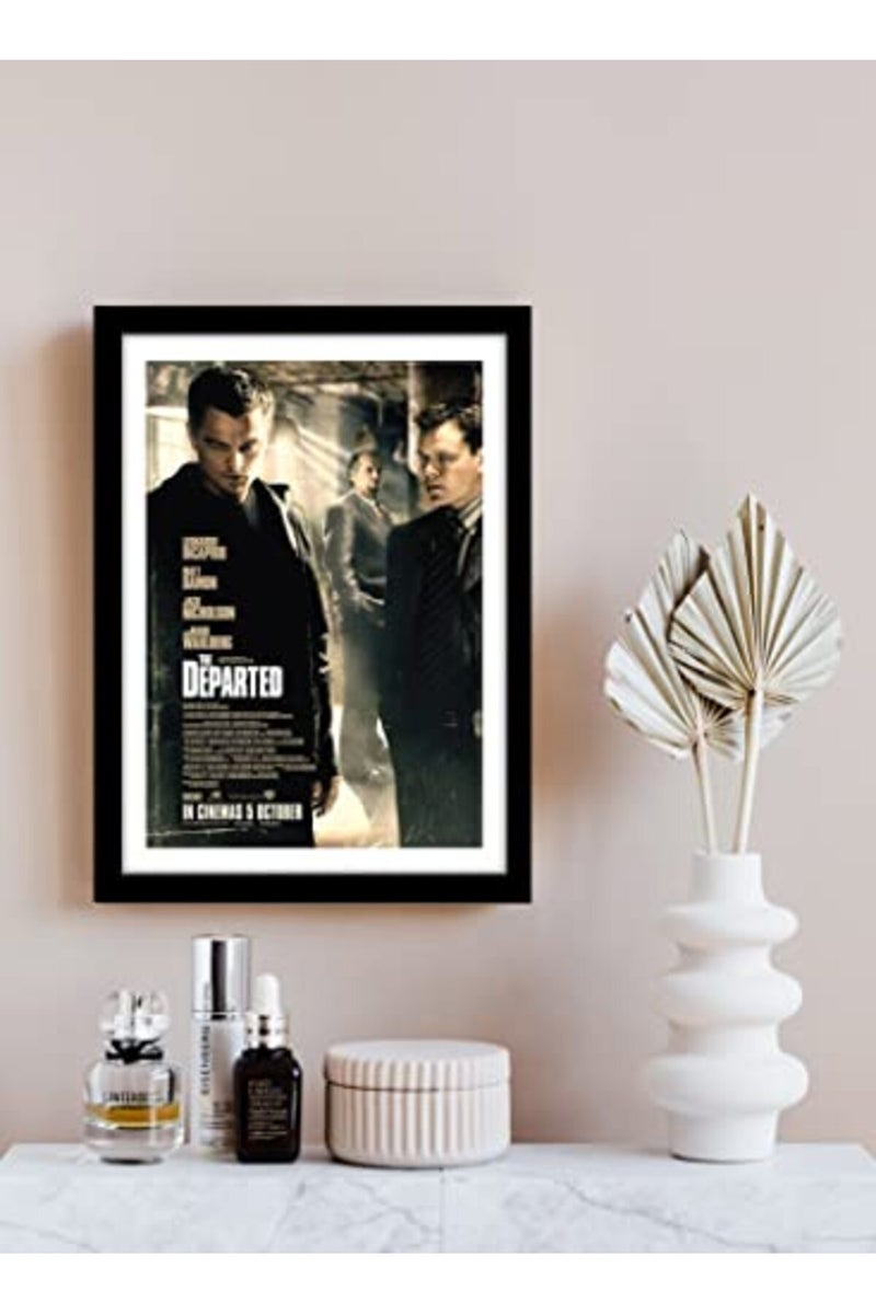 GRAY WALL - The Departed Movie Framed Poster Acrylic Glass For Room & Office (10 Inch X 13 Inch, Multicolor) - Image 3