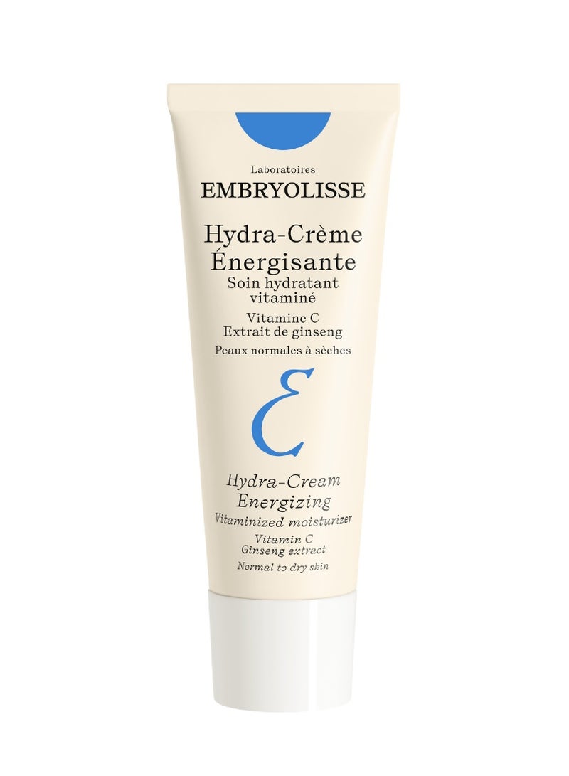 Embryolisse Hydra-Cream Energizing (40 ml) – Vitamin-Rich Antioxidant Facial Moisturizer for Dehydrated & Tired-Looking Skin, Helps Hydrate, Revitalize & Smooth Skin, Daily Lightweight Moisturizer - Image 1