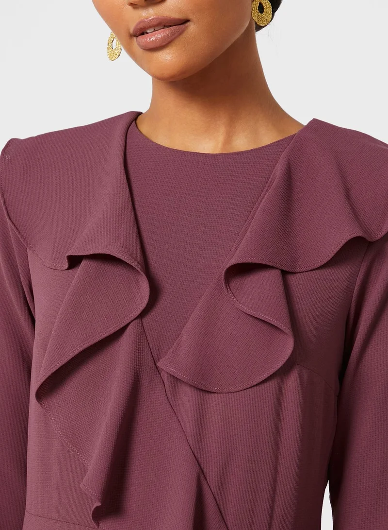 خزانة Ruffle Detail Dress