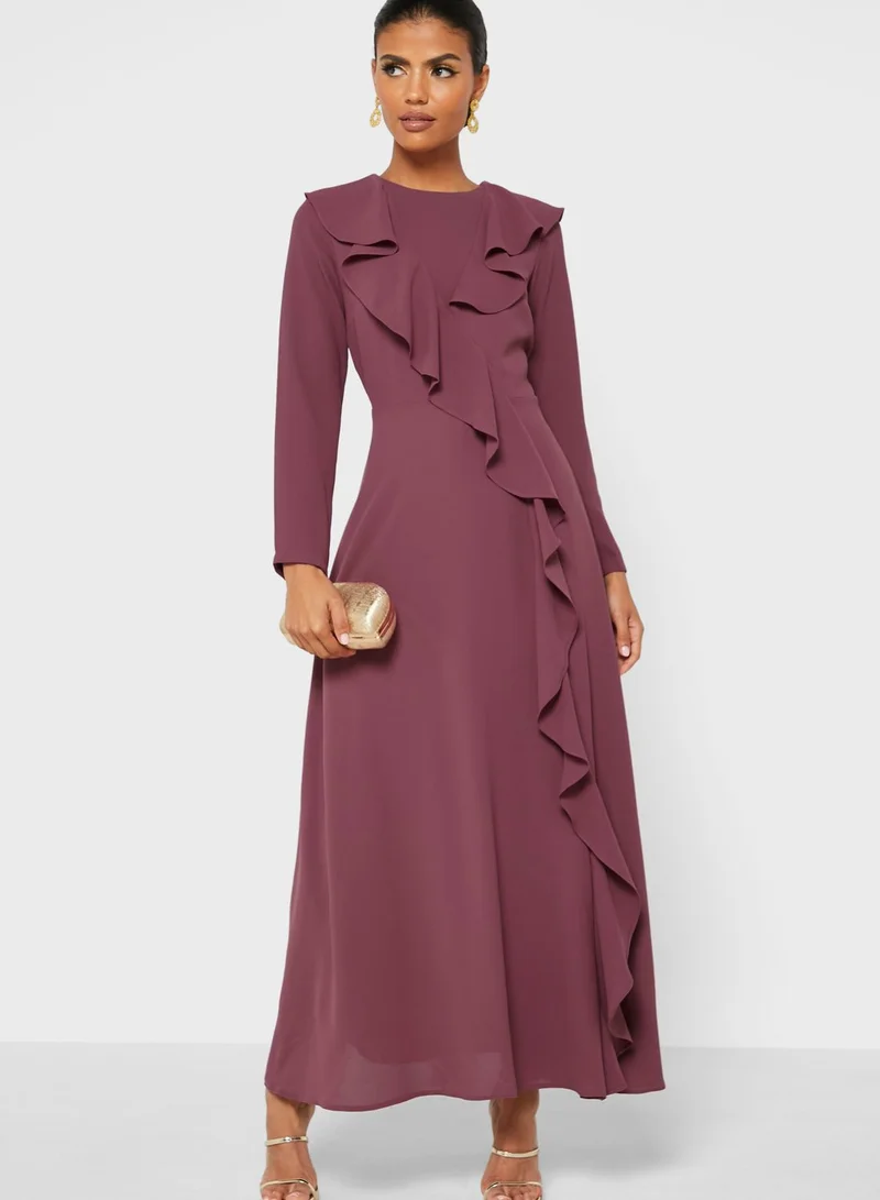 خزانة Ruffle Detail Dress