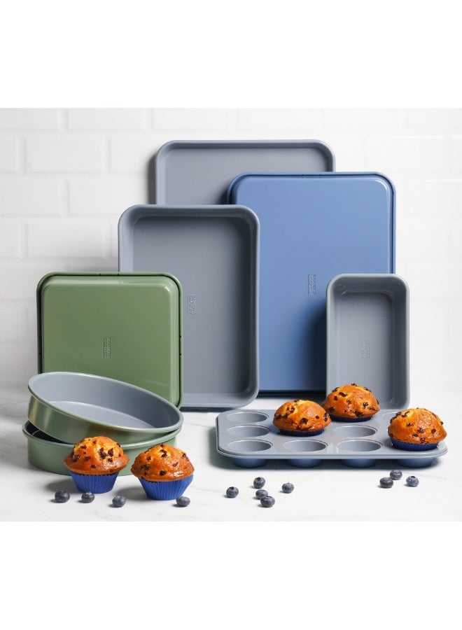 Baker's Secret Round Baking Pan with Two-Tone Non-Stick Cake Tin, Even Heat Distribution, Ideal for Baking Cakes, Pies & Desserts - Image 5