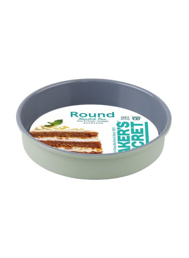 Baker's Secret Round Baking Pan with Two-Tone Non-Stick Cake Tin, Even Heat Distribution, Ideal for Baking Cakes, Pies & Desserts - Image 2