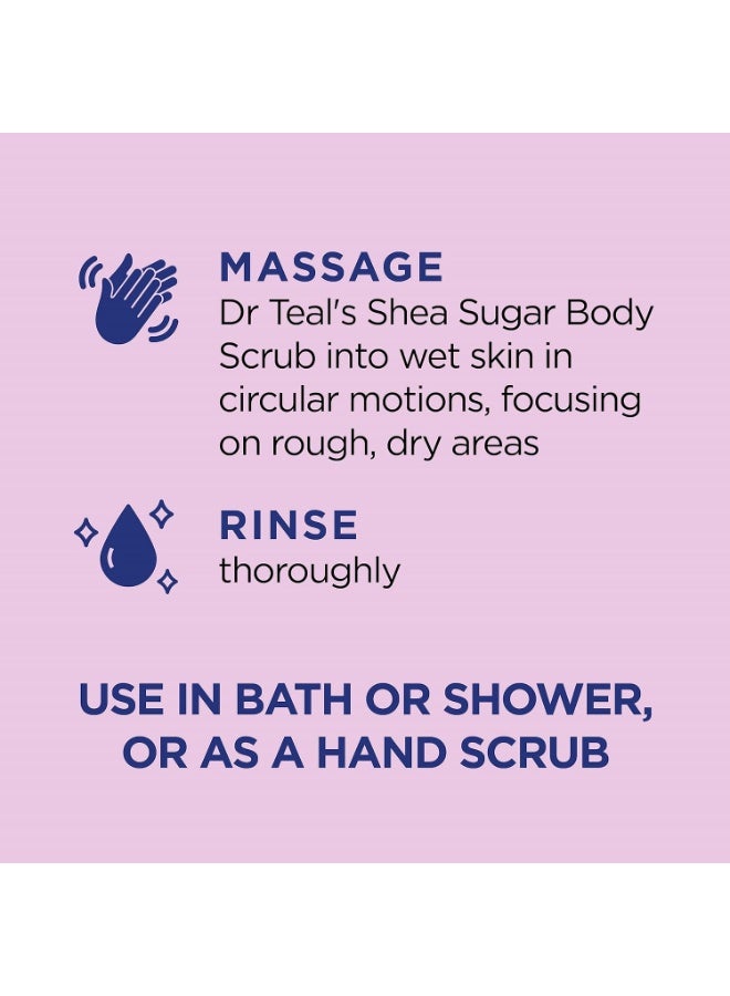 Dr Teal's Dr Teal's Shea Sugar Body Scrub, Black Elderberry with Essential Oils, 19 oz (Pack of 3)  - Image 4