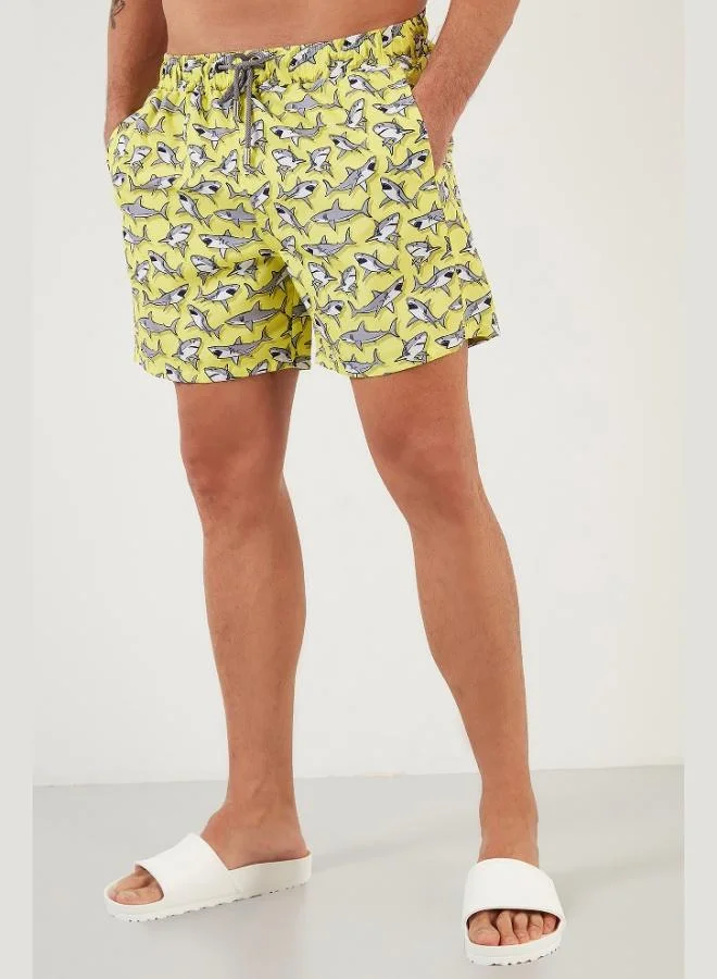 Buratti Waist-Tied Swim Shorts Patterned Pocket Swimsuit Short Men's SWIMSUIT SHORT 3800566