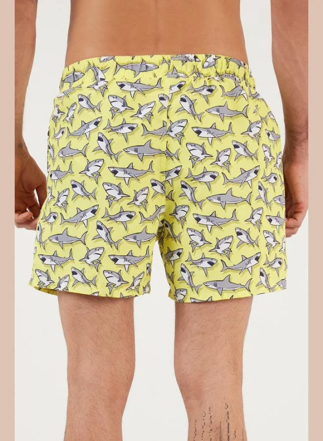 Buratti  Buratti Waist-Tied Swim Shorts Patterned Pocket Swimsuit Short Men's SWIMSUIT SHORT 3800566 for Men | Best Price UAE