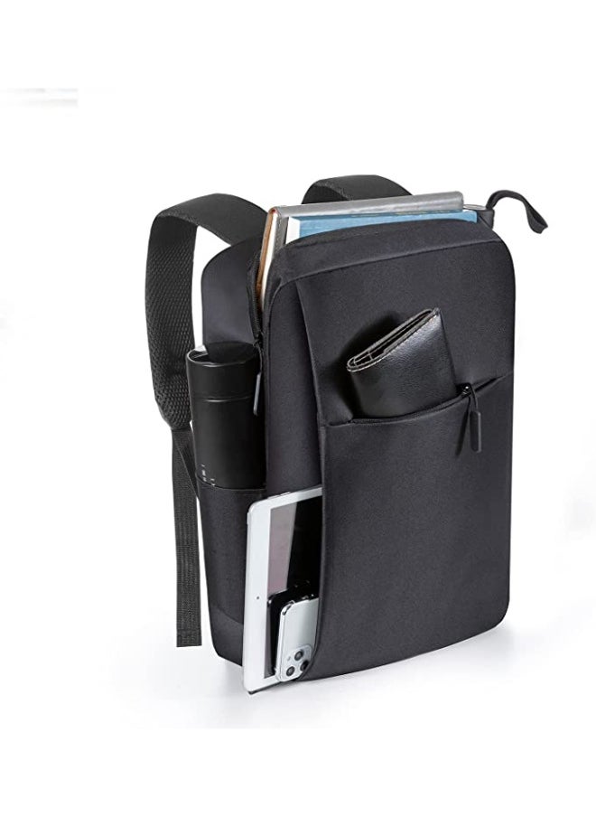Energy Case Laptop Backpack for Men and Women with 16-inch Computer Pocket, Water-Resistant Backpack with USB Charging Port, Black