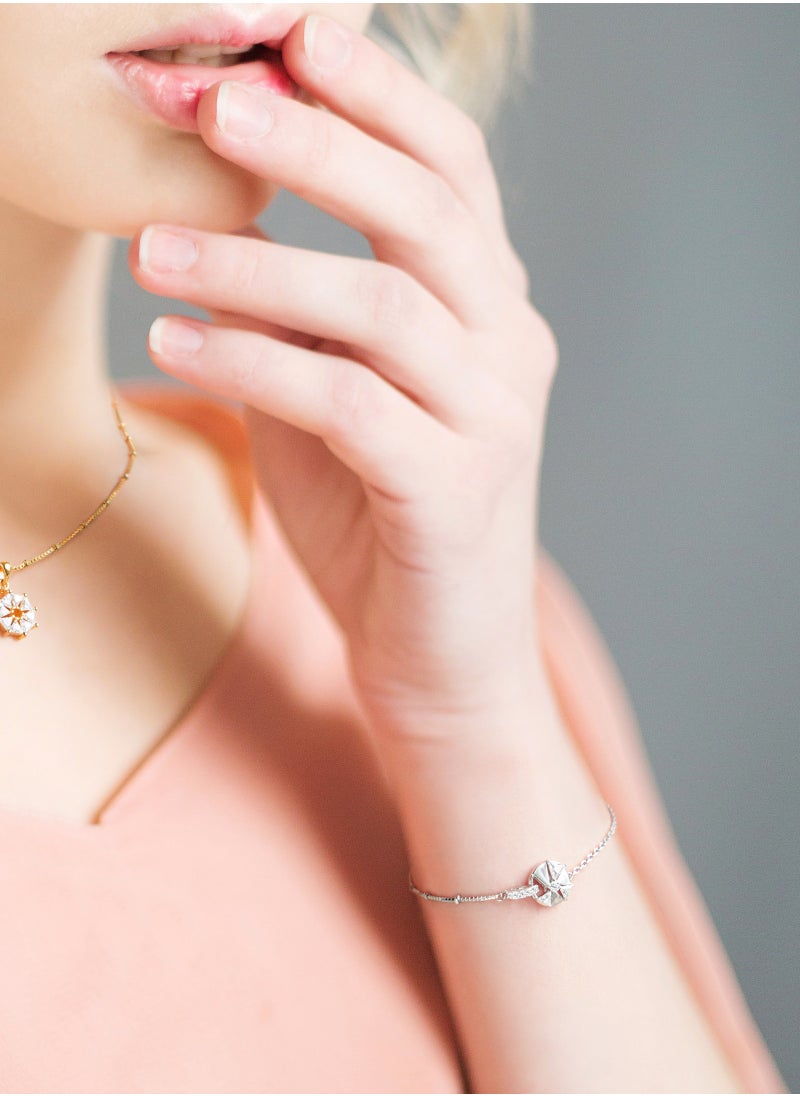 AWNL - Bracelet With Flower Charm - Image 1