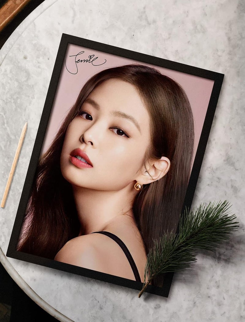 SINCE 7 STORE Blackpink Jennie Framed Poster 8x12 inches for Blackpink FansRoom DecorGiftingBLINKSAesthetic Wall Art