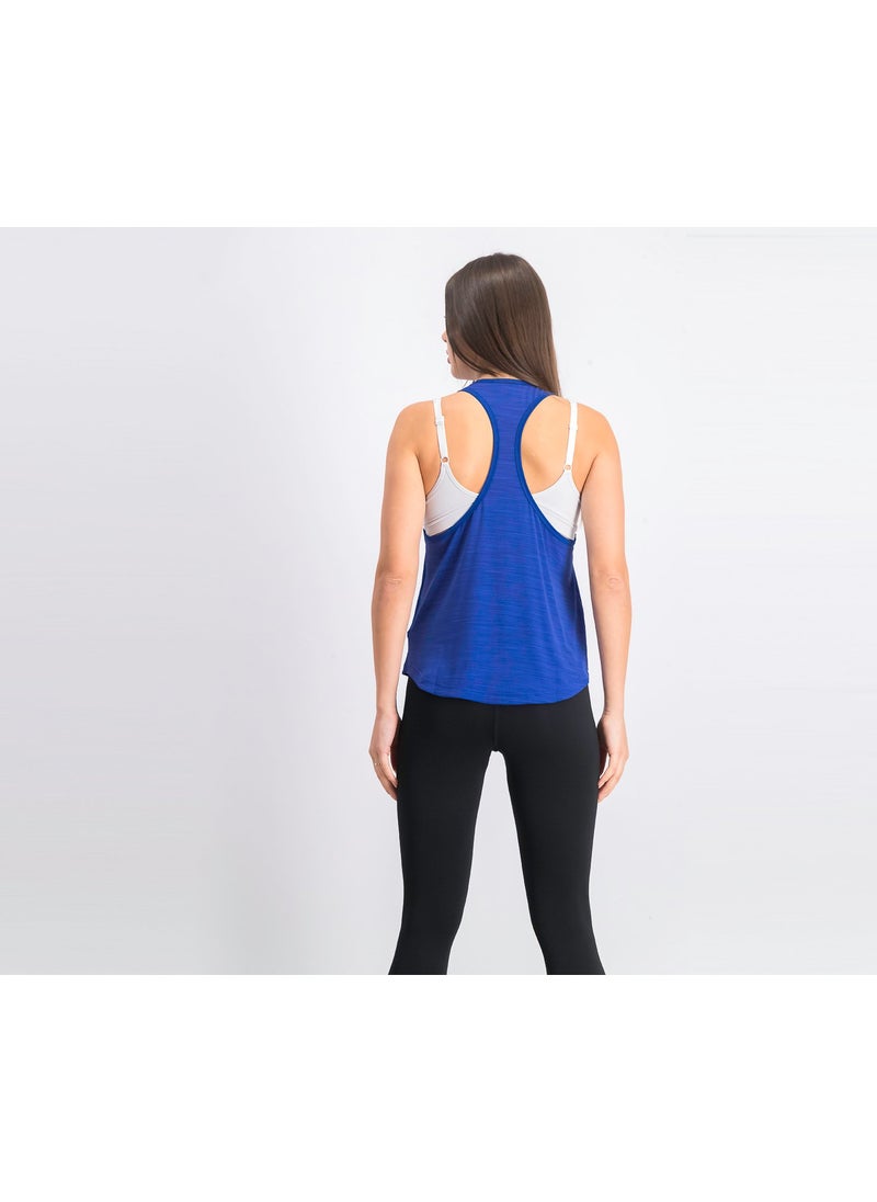 Reebok Womens Active Chill Graphic Tank, Deep Cobalt  - Image 4
