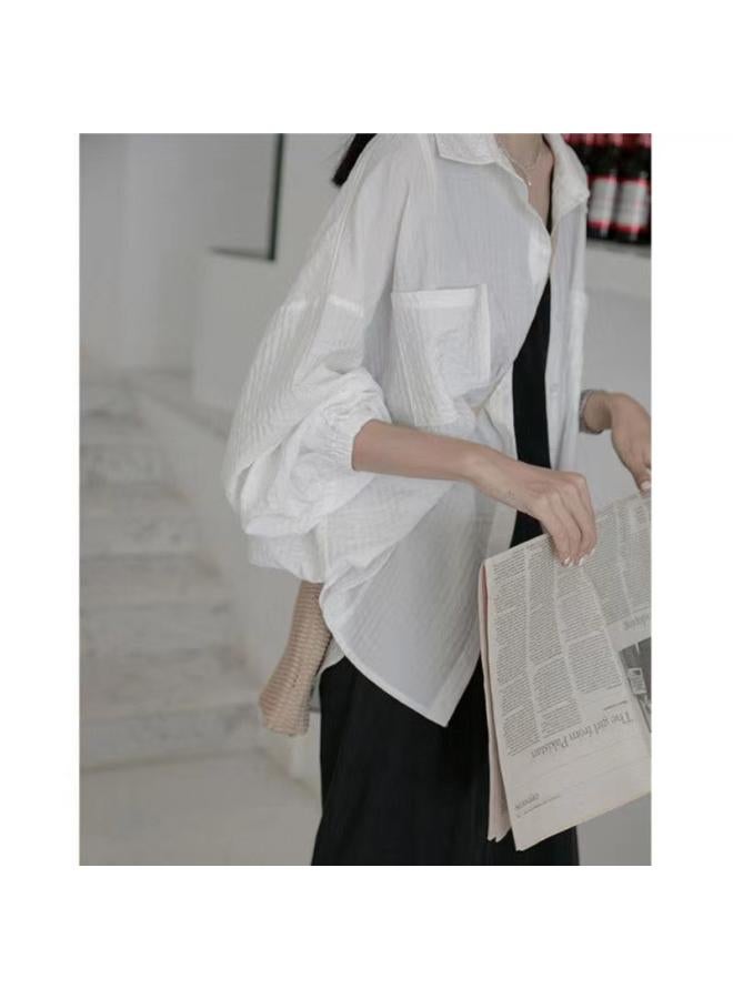 Song Feng Ya Summer New Korean Style Loose Outdoor Sun Protection Clothing W En's Cardigan All-match Shirt Jacket - Image 2