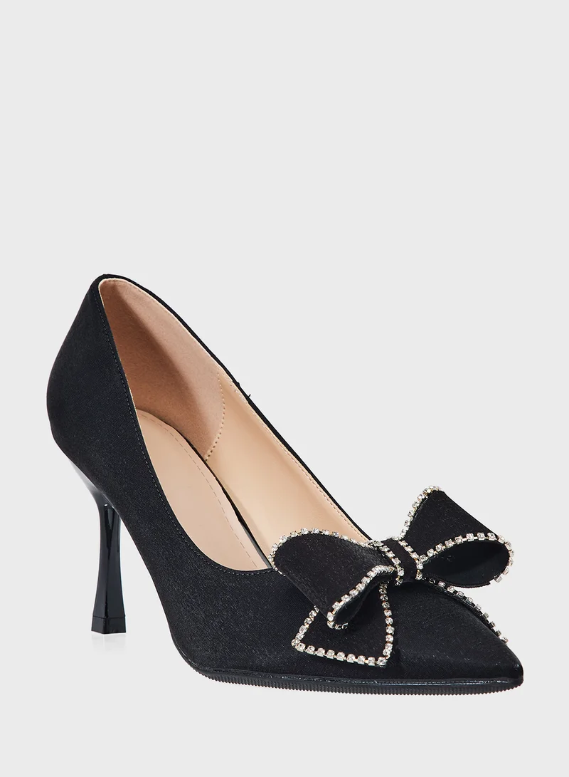 خزانة Heeled Pump With Bow