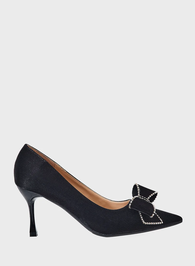 خزانة Heeled Pump With Bow