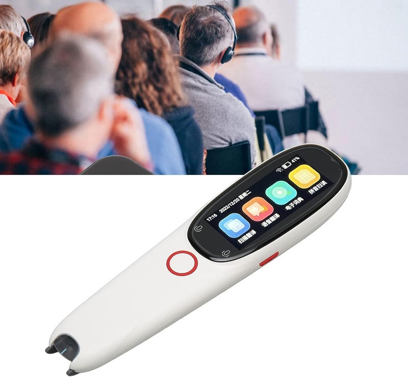 كلاراكو جهاز ترجمة الماسح الضوئي، قلم ترجمة ذكي فائق السرعة بشاشة تعمل باللمس 3.0 بوصة، يدعم 134 لغة، جهاز ترجمة صوتية محمول مزود بشبكة واي فاي للسفر - Image 2