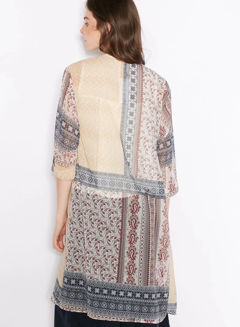 MANGO Printed Kimono