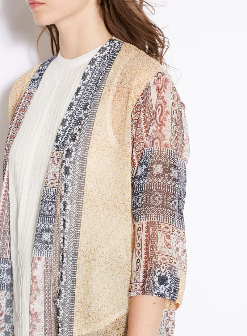 MANGO Printed Kimono