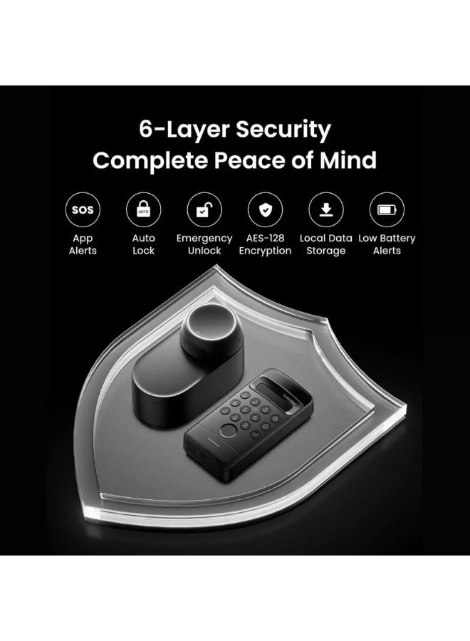 SwitchBot Keypad Vision Smart Lock | Facial Recognition + Fingerprint + Password | IP65 Waterproof - Image 2