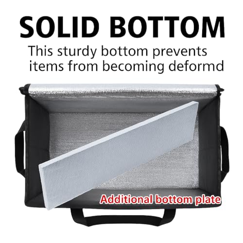 musbus Additional Bottom Plate XXXL Insulated Food Delivery Bag Cooler Bags heavy duty Catering Therma for doordash Keep Food Warm - Image 2