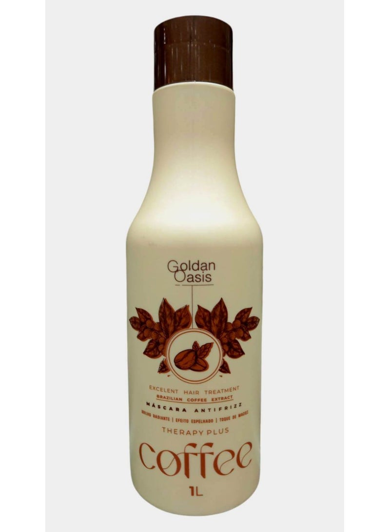 Golden Oasis Brazilian Therapy Plus Protein with Coffee 1000ml - Image 1