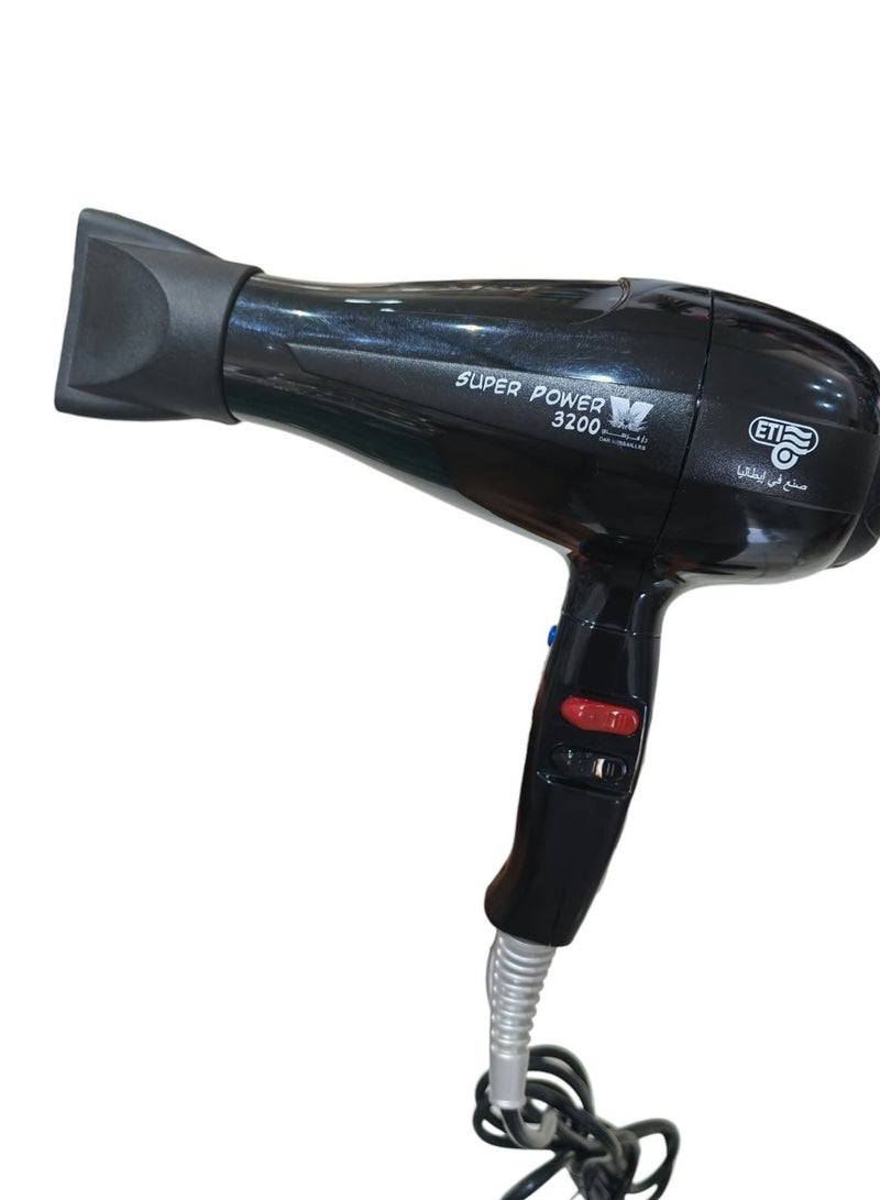 ETI Super Power 3200 Professional Hairdryer – Made in Italy - Image 1