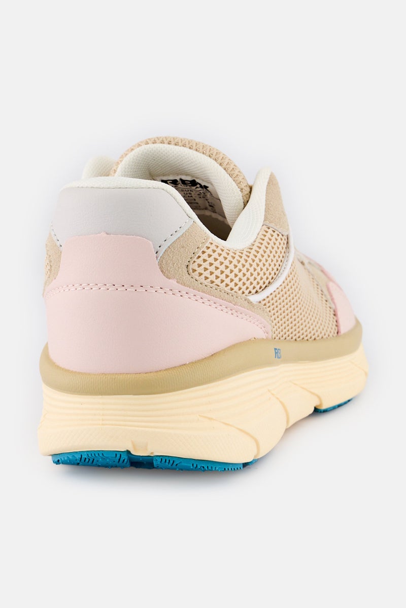 RBX Women Textile Lace Up Outdoor Shoes, Beige - Image 2