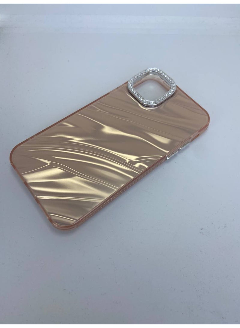 Stylish Case Camera Lens Protection Diamond Bling Silver Luxury Soft TPU Glitter Compatible with iPhone ( iPhone 11) - Image 2