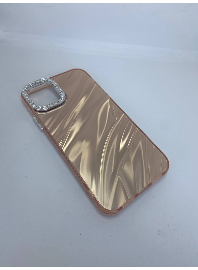 Stylish Case Camera Lens Protection Diamond Bling Silver Luxury Soft TPU Glitter Compatible with iPhone ( iPhone 11) - Image 3