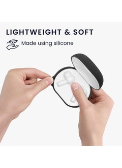 ماركة غير محددة حافظة من السيليكون متوافقة مع حافظة Anker Soundcore Life P3 وغطاء حماية لسماعات الرأس - أسود  - Image 3
