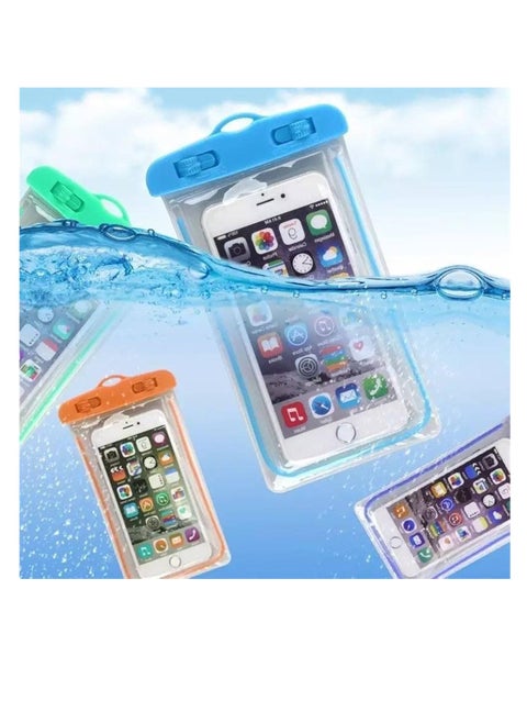 Waterproof case, handheld, with touch technology, up to a depth of 40 meters