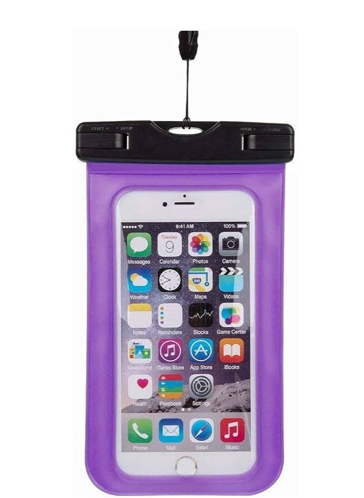 Waterproof case, handheld, with touch technology, up to a depth of 40 meters