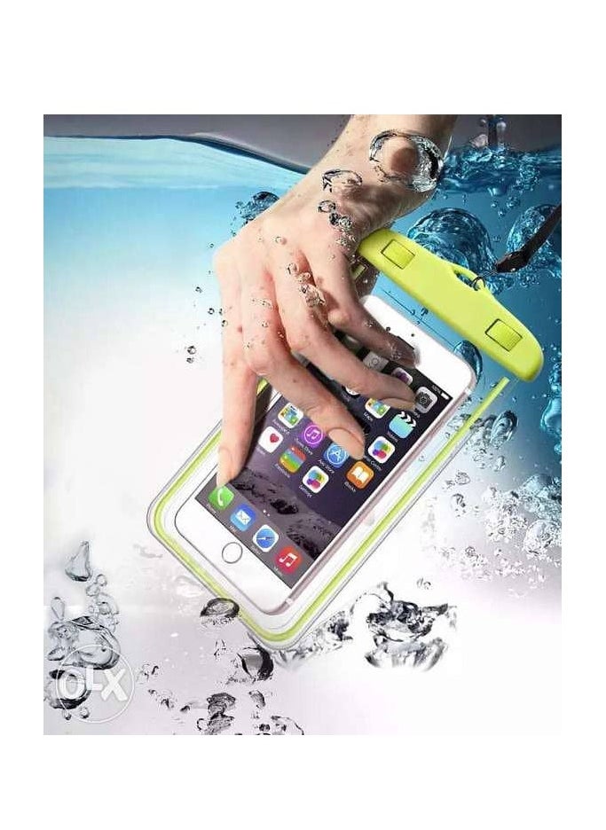 Waterproof case, handheld, with touch technology, up to a depth of 40 meters