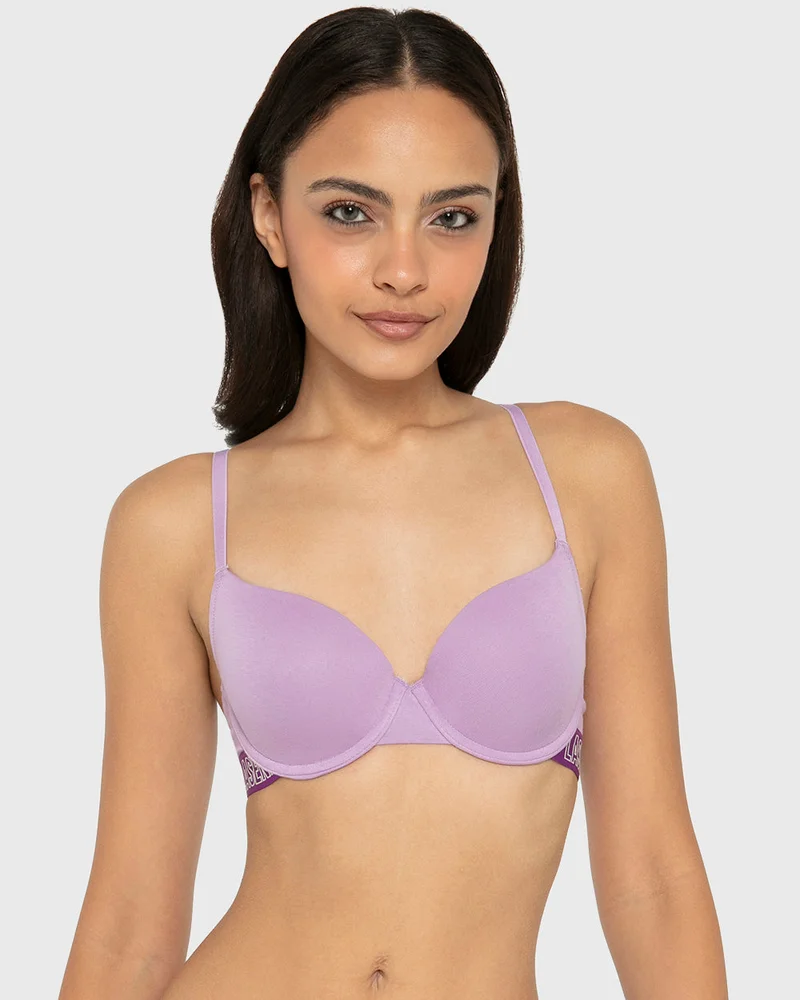 لا سينزا La Senza Lightly Lined Wired Cotton Bra