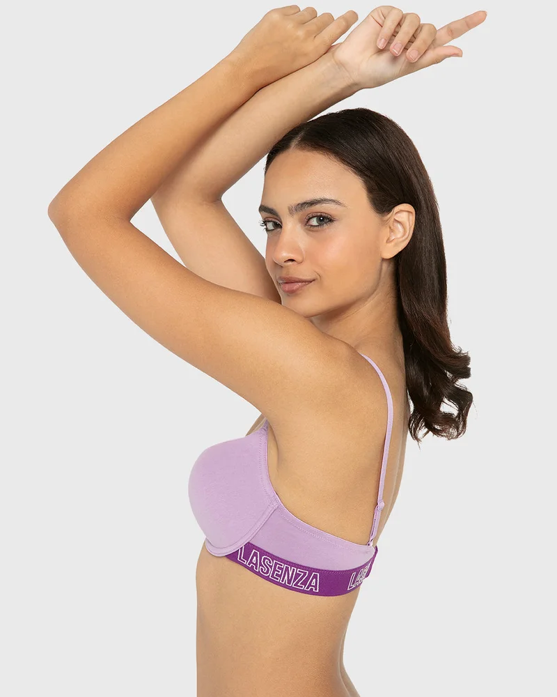 لا سينزا La Senza Lightly Lined Wired Cotton Bra
