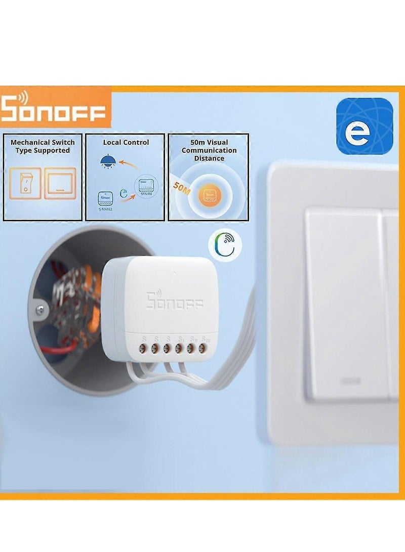 سونوف المفتاح الذكي Sonoff S-MATE 2 للتحكم عن بُعد – متوافق مع Alexa وGoogle Home - Image 2
