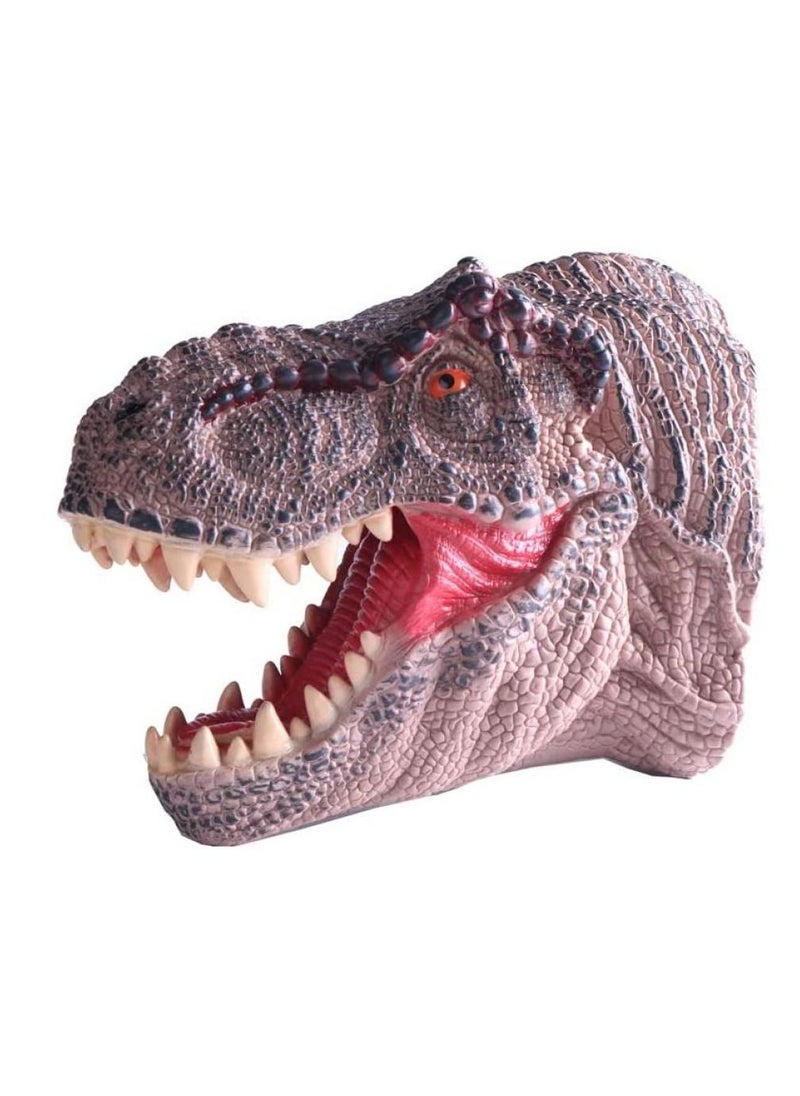 Alissa Soft Hand Puppet Rubber Realistic Dinosaur Role Play Toy for Kids and Toddlers Children Kids Students Playing Puppets (Tyrannosaurus)  - Image 3