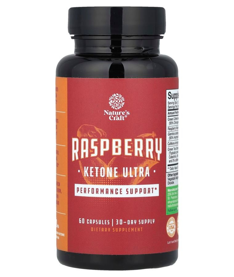 Nature's Craft Raspberry Ketone Ultra 60 Capsules