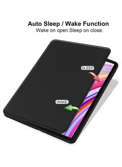 VKL Hybrid Case Compatible with Xiaomi Redmi Pad Pro 12.1inch 2024, Clear Acrylic Multi-Angle Hard PC Case with Pen Holder Protective Stand Cover Compatible with Xiaomi Redmi Pad Pro 12.1inch 2024  - Image 3