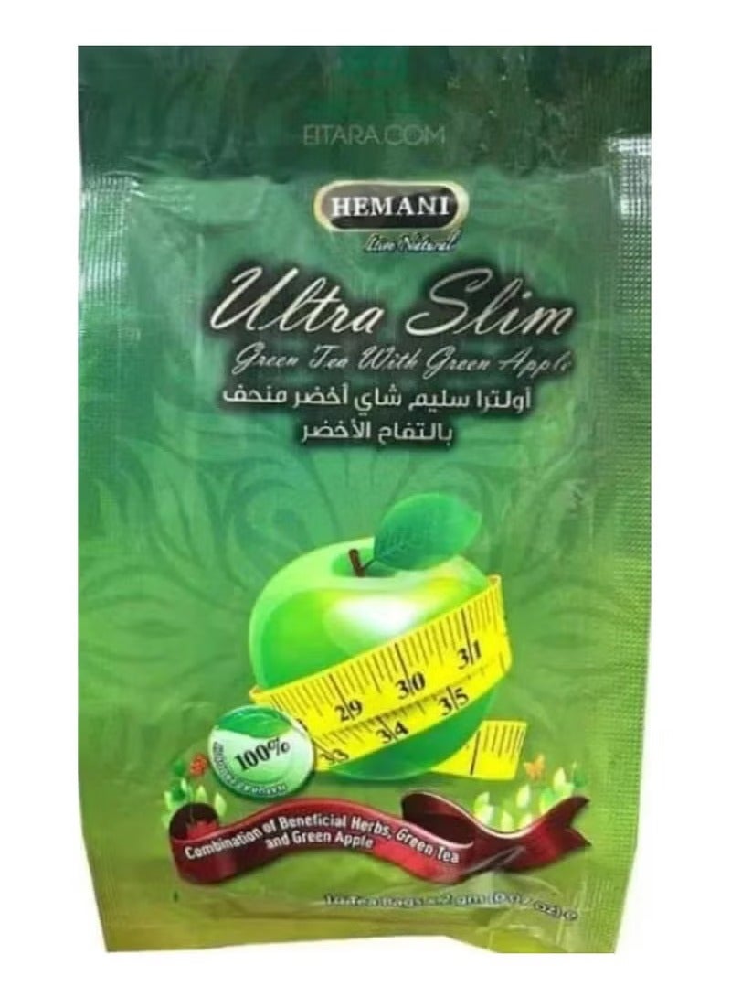 HEMANI Ultra Slim Green Tea With Green Apple 