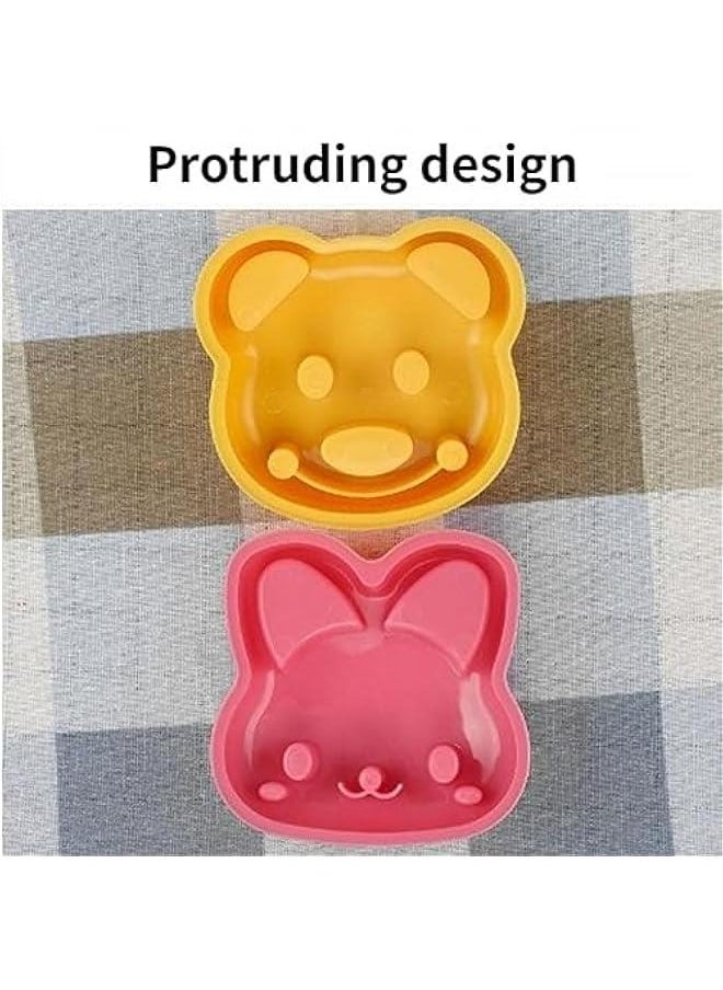 Generic - Sandwich Cutter and Sealer - Decruster Sandwich Maker - Peanut er and Jelly Crustless Sandwich Bread Pancake Maker DIY Cookie Cutter for Kids Children Boys Girl (Square Hearts) - Image 1