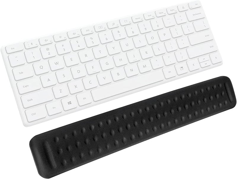 X spring Keyboard Wrist Rest, Wrist Rest For Computer Keyboard, Wrist Support For Keyboard With Non-Slip Pu Base, Ergonomic Keyboard Wrist Rest For Laptop, Office, Home, Pain Relief - Image 1