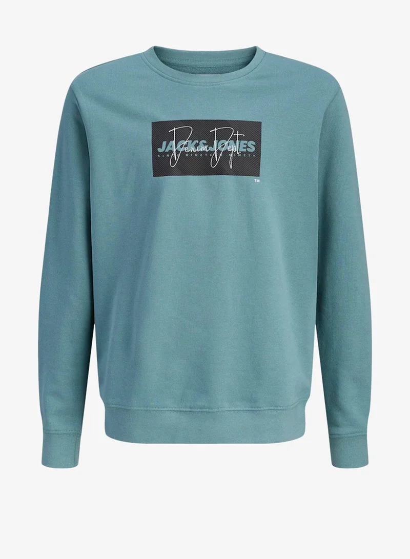 Jack & Jones Junior Kids Jjcole Printed Crew Neck T-Shirt