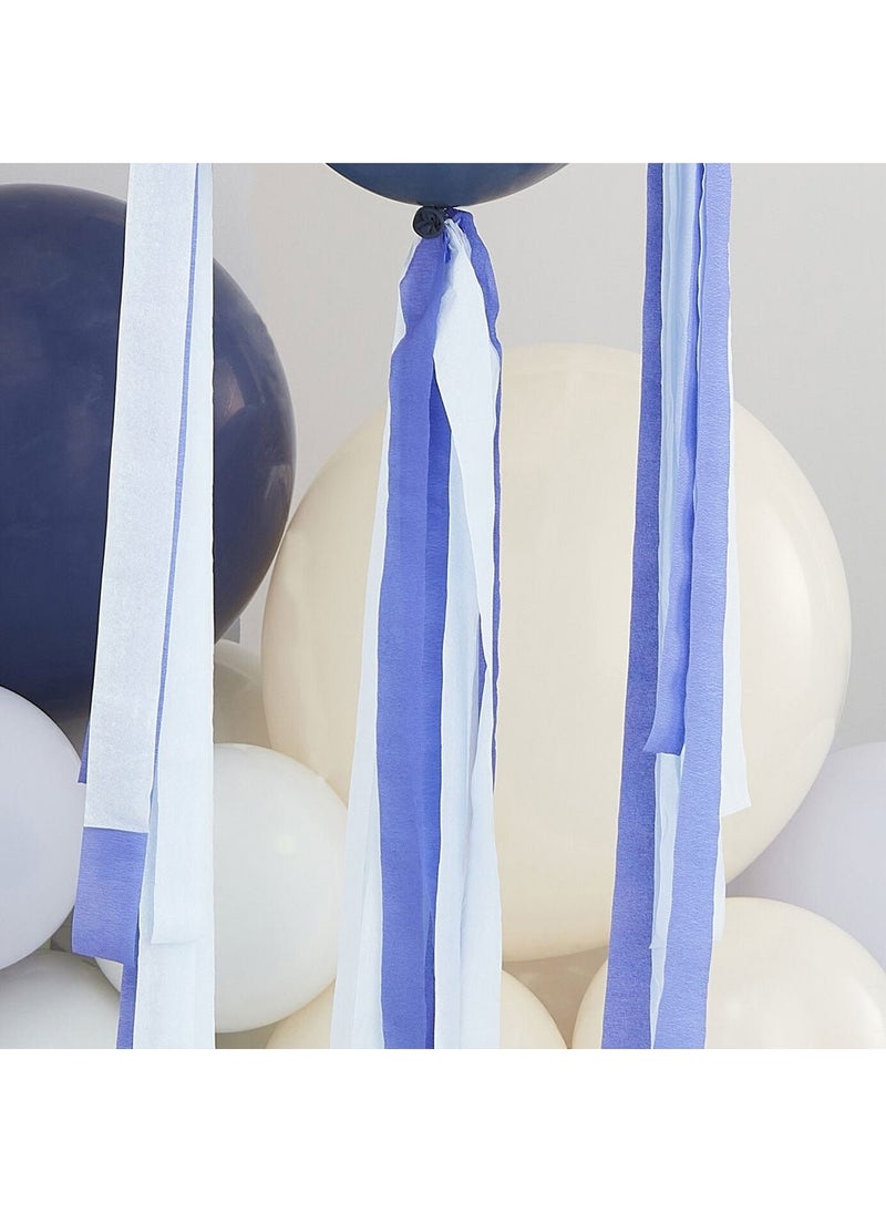 جينجر راي مجموعة بلاستيك ورقية زرقاء من مزيج خيوط البالونات - Image 2